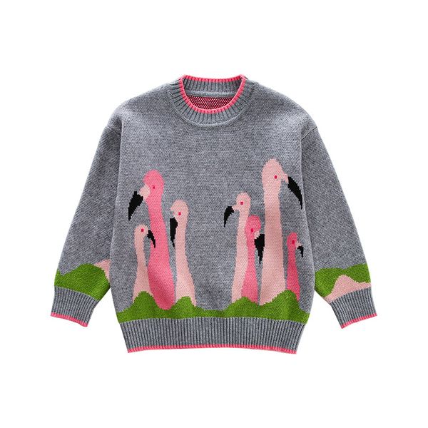 

girls sheep hair set sweater 2021 autumn and winter new sweater girl korean version of the ocean jacket children's tide, Blue