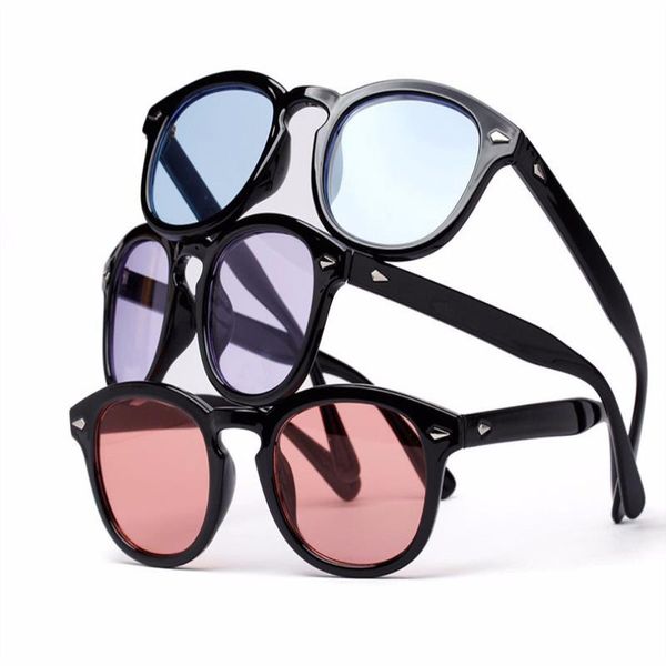 

fashion shipping lens round sunglasses style vintage design tint johnny depp ocean lemtosh glasses sun sovfd, White;black