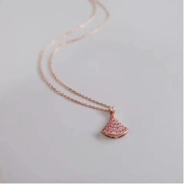 

classic women's necklace design gemstone, elegant skirt necklace, suitable for wedding occasions girlfriend's birthday gift, Silver