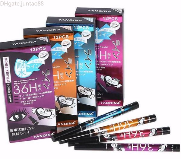 

new arrival yanqina eyeliner pencil waterproof sharpen eyeliner pencil liquid eye liner professional eyes makeup pen