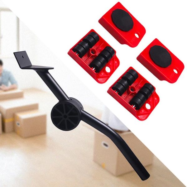 

professional hand tool sets 5pcs moving roller set rearranging safe lifter handle abs heavy duty furniture appliances transport convenient