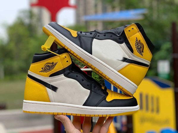 

og jumpman 1 basketball shoes for men yellow toes women outdoor playerslzqq
