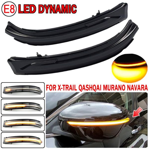 

emergency lights for x-trail t32 qashqai j11 murano z52 navara np300 pathfinder led dynamic turn signal light rear mirror indicator