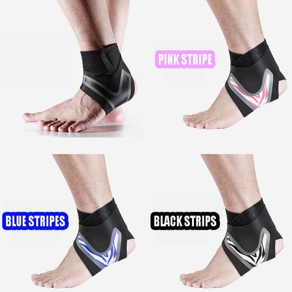 

kyncilo cycling ankle support ankle support seat belt breathable high protection elastic sports mountain bike equipment, Blue;black