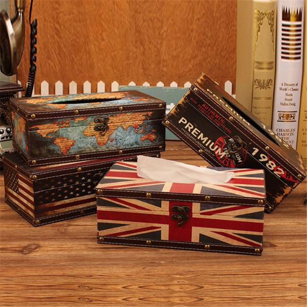 

tissue boxes & napkins british style retro box car napkin holder case kitchen storage office home organizer decoration table towel paper