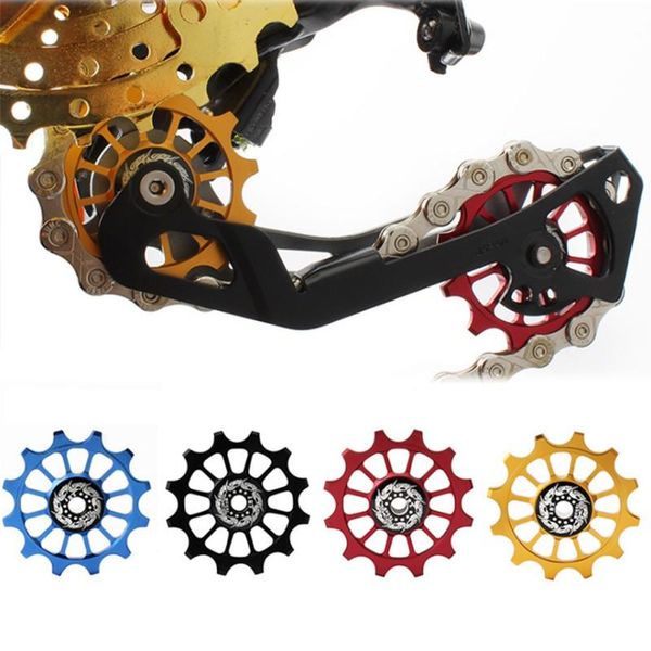 

bike heels & chainwheels 12t mtb road rear wheel bearing guide ceramic pulley crank
