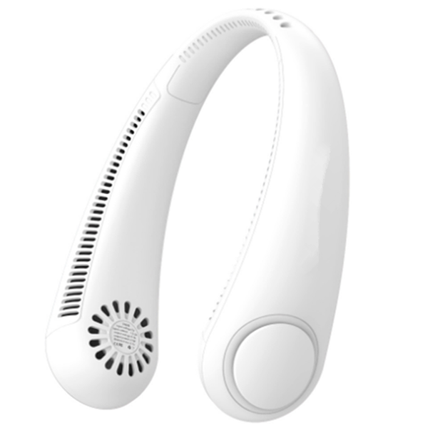 

electric fans mini hanging neck fan portable cooling rechargeable usb leafless 360 degree neckband 62 surround air outlets