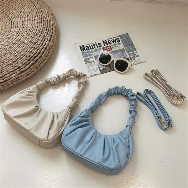 

cloud portable messenger bag fold underarm bag french stick european and american and young elegant western style