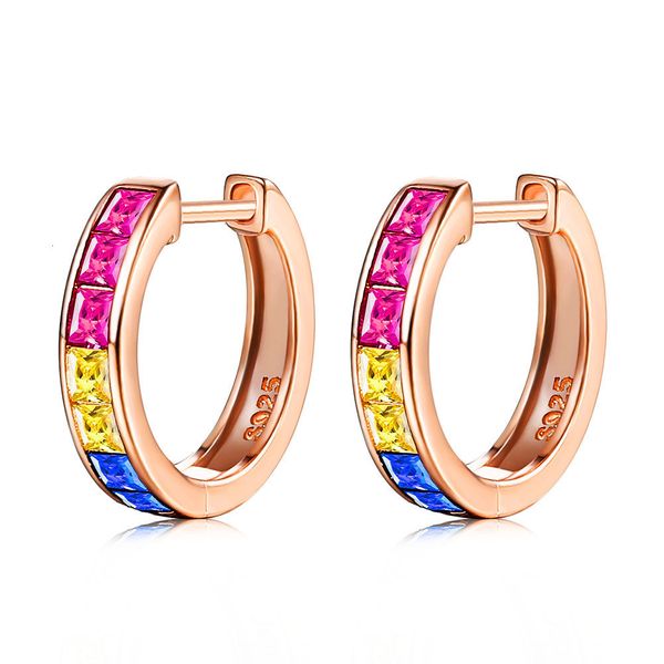 

designers stud women's 2021 pearl earrings products exquisite s925 tremella decoration korean fashion rainbow female ear clip popee03, Golden