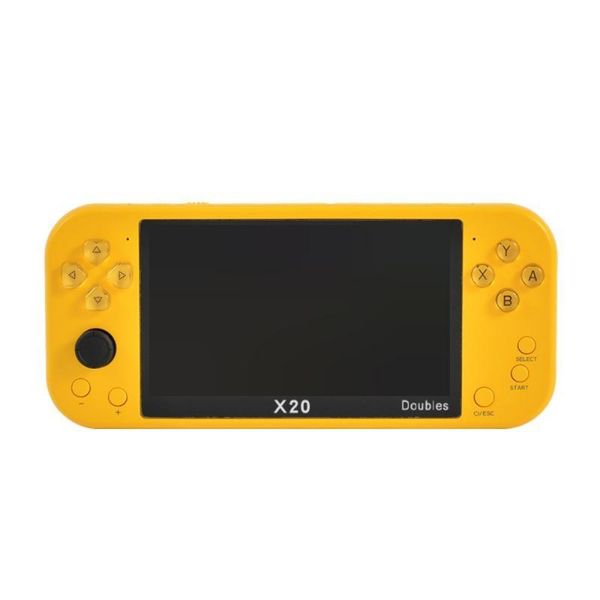 

portable game players arrive handheld arcade retro hd video console 8gb built x20 5.1 inch double rockers