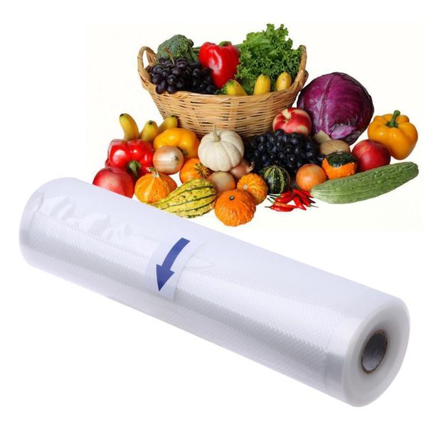 

food savers & storage containers roll vacuum saver fresh plastic bag rolls bags home kitchen organization20x500cm 15x500cm