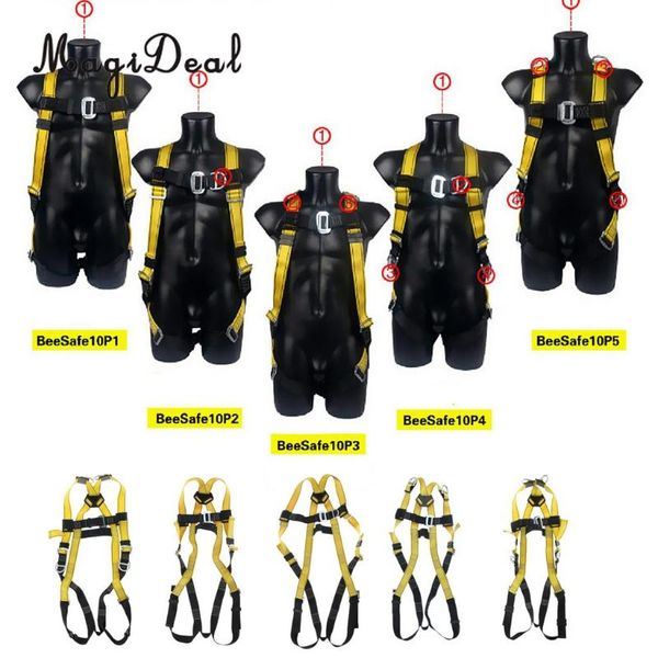 

cords, slings and webbing lightweight safety harness full body personal fall protection for rock climbing rescue construction roofing