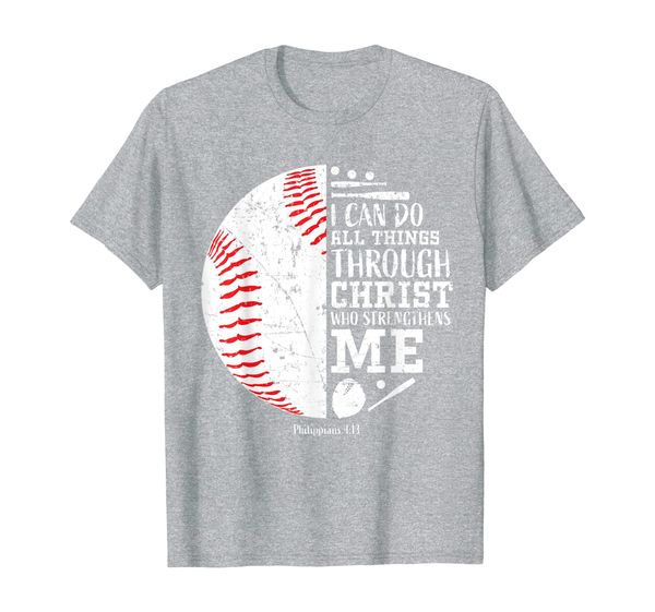 

christian baseball shirts i can do all things through christ, White;black