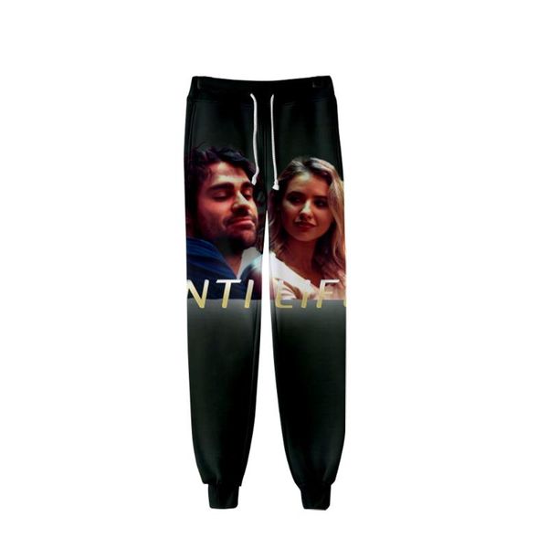 

women's pants & capris anti-life 3d printed jogger women/men fashion streetwear long casual sweatpants, Black;white