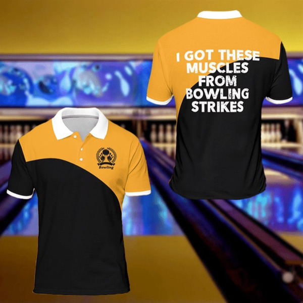 

throwing bowling pattern men's 3d printing t-shirt visual impact party punk goth round neck american muscle style short sleeves, White;black