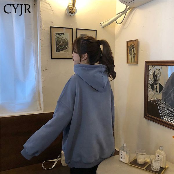

2021 new oversize women in cotton get rollin'hoodie women's lady solid woman's hoodies 41aj, Black