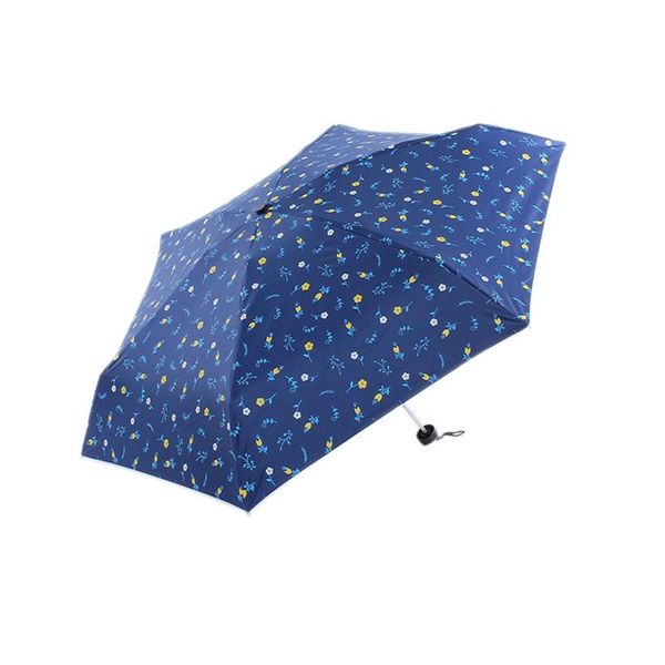 

umbrellas flower uv fresh small flowers pattern 5-folding rainy mini pocket umbrella for women anti-uv parasol