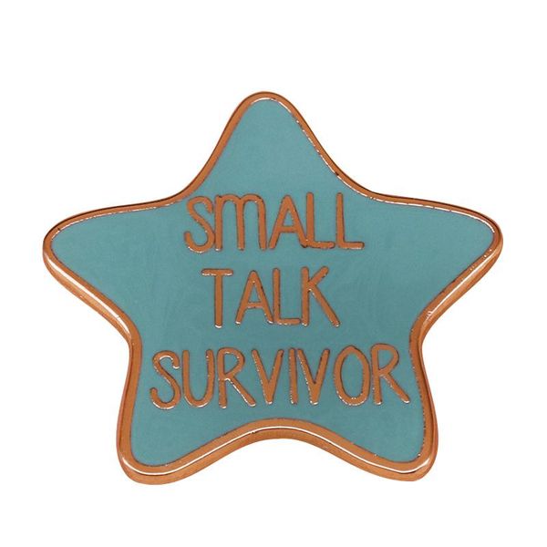 

pins, brooches creative introvert humor conversation starter brooch pins enamel badges lapel pin jackets fashion jewelry accessories, Gray