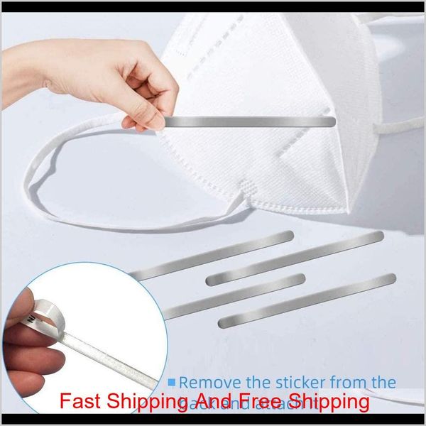 

nose bridge strips for mask aluminum metal nose strip adjustable nose clips wire for diy face mask making acces qylohp pets2010
