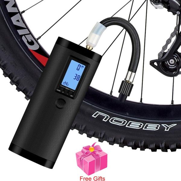 

bike pumps multi-function electric air pump for ball and car tires mtb road cycling compressor mini rechargeable inflator