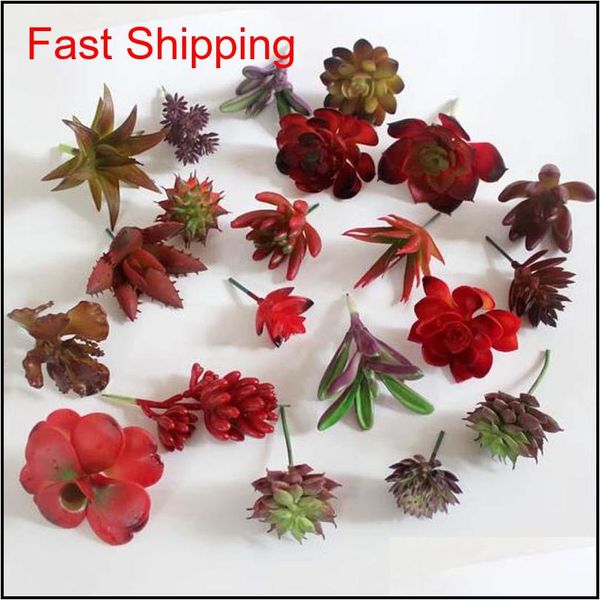 

2017 new artificial red succulent plant artificial miniascape/bonsai/potted home balcony decoration decorative flower shipping 3s0hq ghlvn