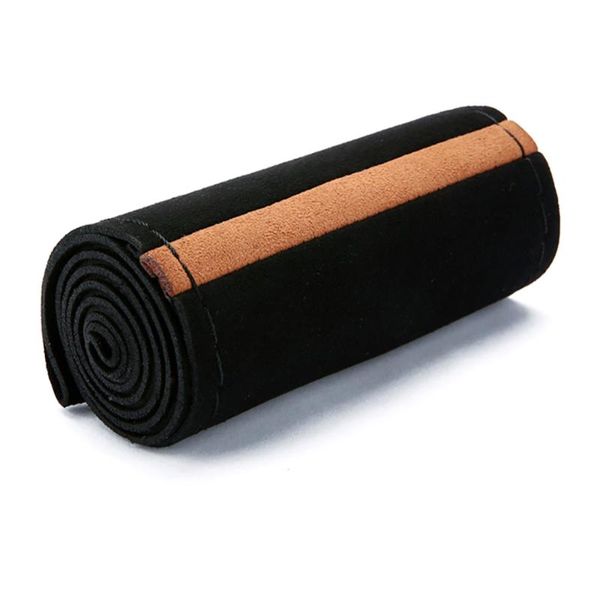 

steering wheel covers 38cm universal auto cover breathable suede hand sewing braid skidproof car accessories with needle thread