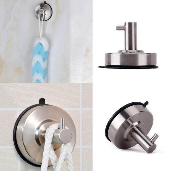 

hooks & rails 1pc bathroom kitchen wall door hook hanger vacuum suction towel shower cup sucker s4u0