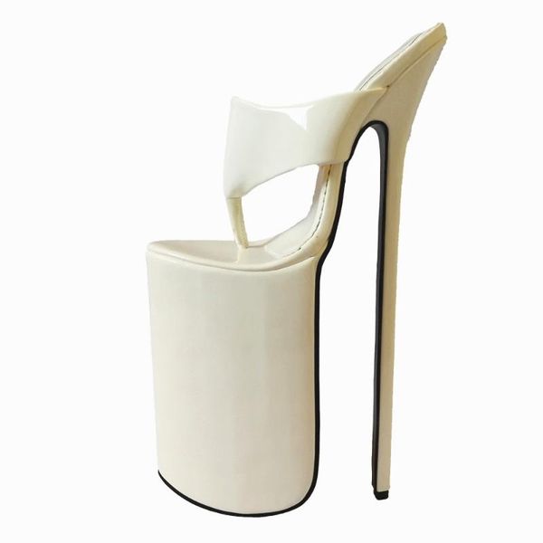 

women's shoes 11.81in heel height pu stiletto heel platform sandals high heels us size 5-13 no.p317, Black