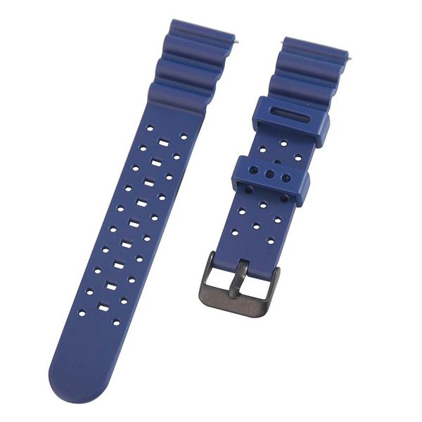 

watch bands soft rubber nd limits divers strap band 20 22 24mm for promaster, Black;brown