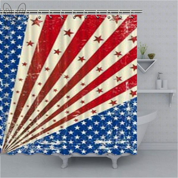 

shower curtains various national flag curtain vintage style waterproof bathroom polyester fabric for home decor sets