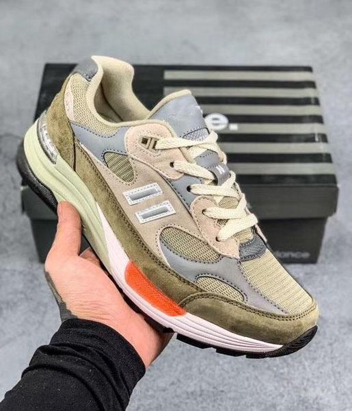 

992 pigskin classic retro limited edition old slipper sandal designer shoes women sneakers platform shoes men basketball outdoor joo8272, Black