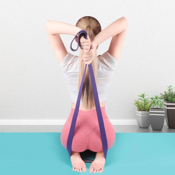 

yoga resistance rubber bands fitness elastic bands training fitness gum pilates sport workout equipment outdoor