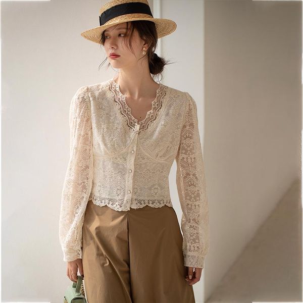 

women's t-shirt t-shirts women pearl beading long sleeve 2021 spring summer autumn casual heavy embroidery elegant ol style c2383, White