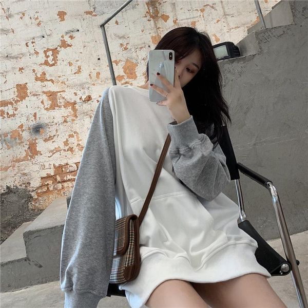 

women's t-shirt cotton fiber autumn clothing korean style, White