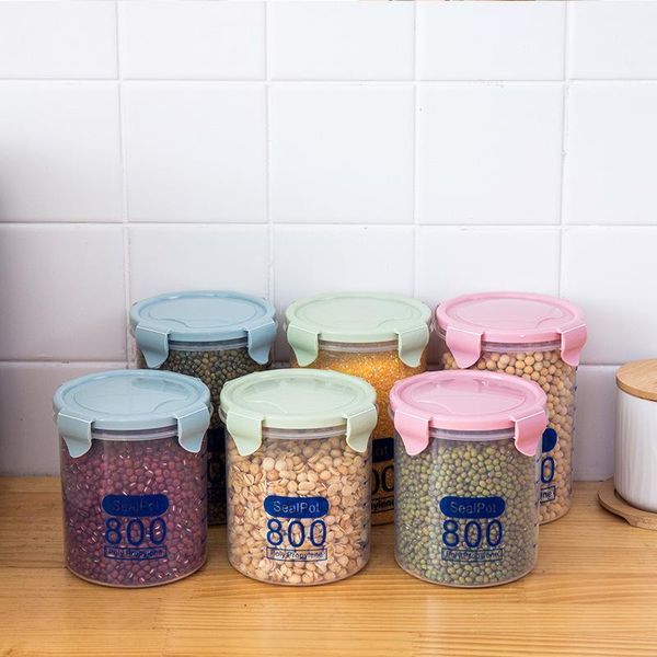 

storage bottles & jars hip food container plastic bento fresh-keeping box fridge multi capacity crisper microwave kitchen