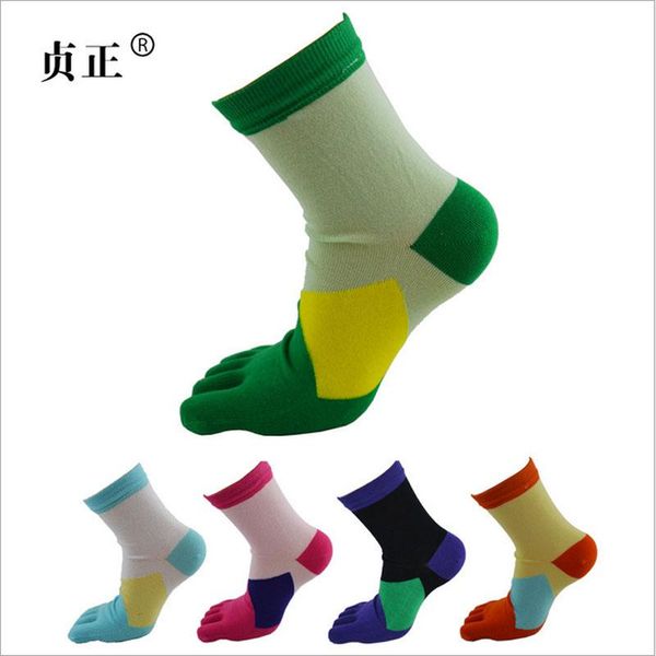 

sports socks 6 pairs/lot five finger sock breathable sweat girls cute comfortable elasticity toe warm for women, Black