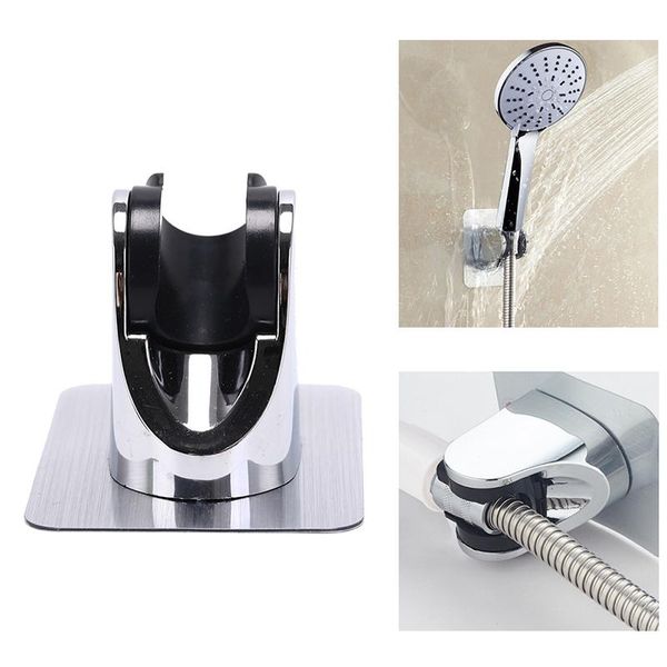 

bathroom storage & organization shower head holder adjust no drilling bracket mount attachable sticker