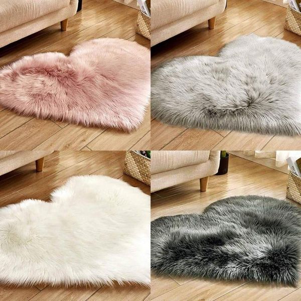 

plush carpet plush soft carpets for living room bedroom anti-slip floor mats bedroom heart-shaped water absorption carpet rugs