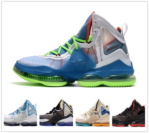 

2022 men lebrons 19 xix basketball shoes uniform hook space jam dutch blue harwood classic hook bred kingcaps local boots online store train