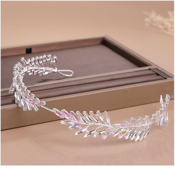 

ailibride ab rhinestone wedding headband tiara crystal bridal headpiece hair ornaments silver color hairband women hair qyllot