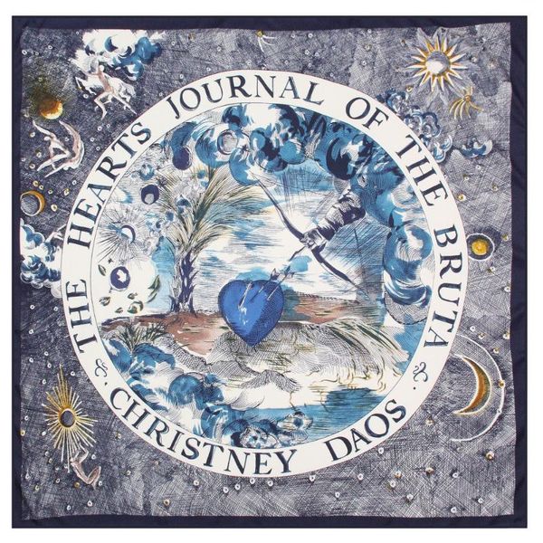 

scarves silk scarf women sky heart print square head echarpes foulards femme wraps beach shawl bandana lady hijabs 90cm, Blue;gray
