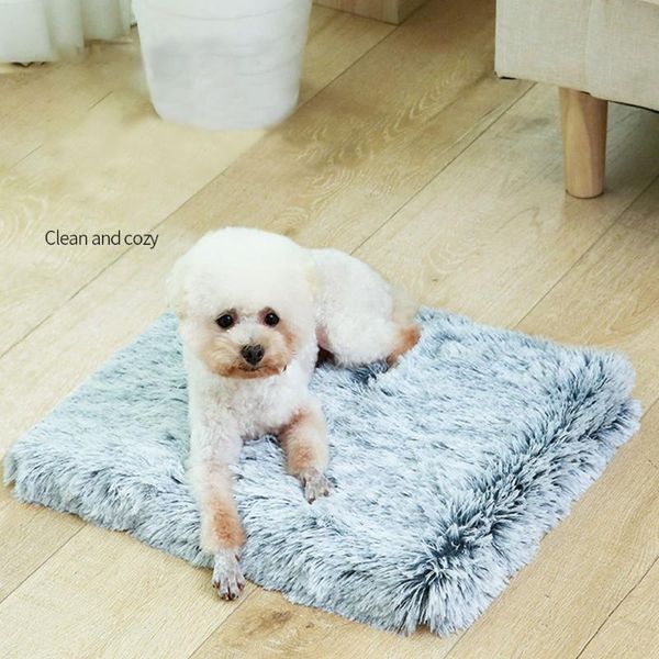 

kennels & pens dog bed pet cushion blanket soft fleece cat house washable cloth bottom for large medium small dogs cats