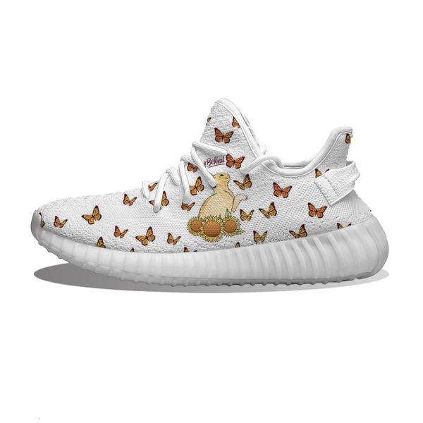 

diy custom be kind cat and butterfly running sho mh printed mens womens trainers outdoor sports sneakers