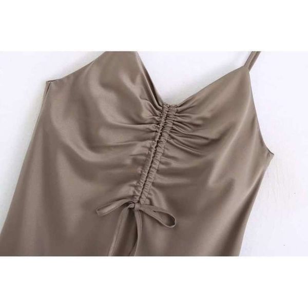 

waist autumn wind style 2021 new show early thin wrinkle decorative underwear dress 09479245802, Black;gray