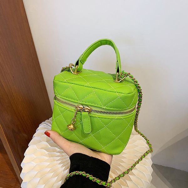 

small square trendy underarm chain 2021 portable rhombus female shoulder messenger bag fresh new summer bqsxb