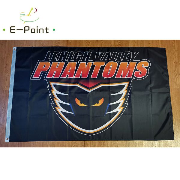 AHL Lehigh Valley Phantoms Flag 3 * 5ft (90cm * 150cm) Bandiera in poliestere Banner decorazione volante casa giardino bandiera Regali festivi