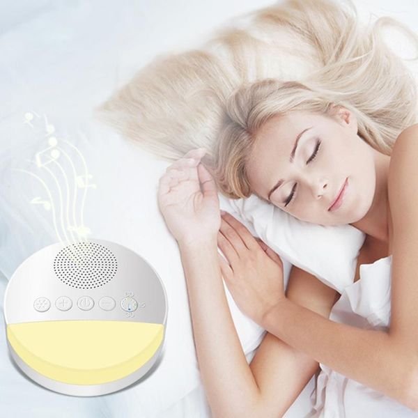 

smart home control white noise machine usb rechargeable timed shutdown sleep sound night light for sleeping relaxation