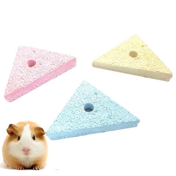 

small animal supplies 3 pcs/set hamster chew toy animals chinchillas teeth grinding calcium block cube mineral stone for molar