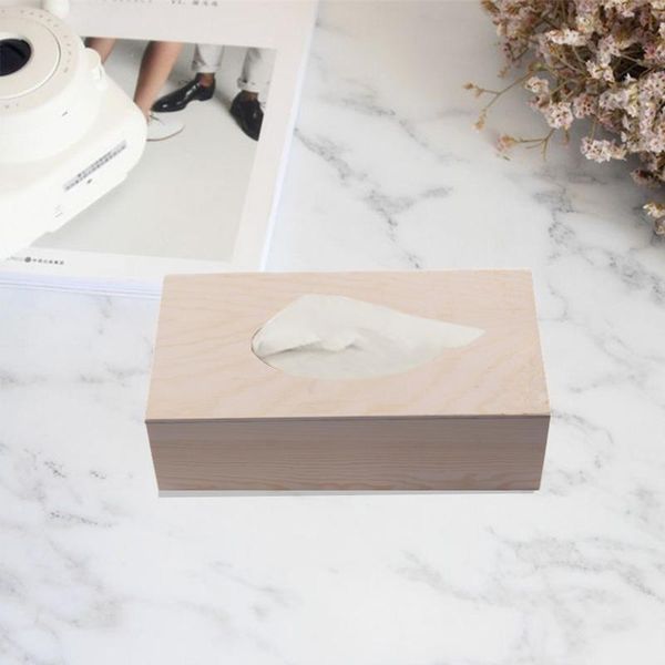

tissue boxes & napkins wood box holder paper case car organizer home decoration