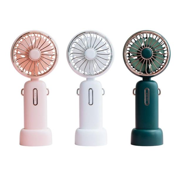 

cute cartoon pattern mini handheld fan portable usb charging fan air cooler for student dormitory home office use